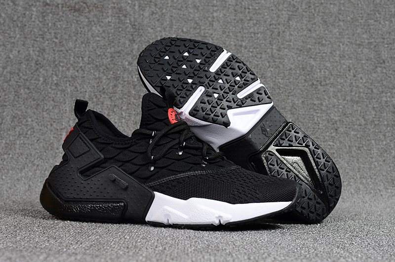 Women Nike Air Huarache 6 Flyknit Black Shoes - Click Image to Close